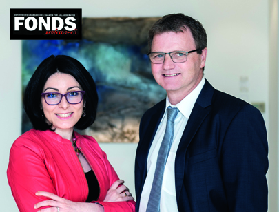 Vorstandsmitglieder Mag.a Elham Ettehadieh und Andreas Fellner, MSc. 