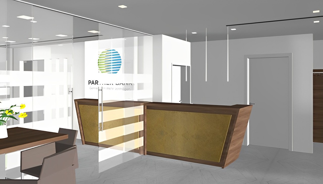 Foyer der neuen Partner Bank Akademie
