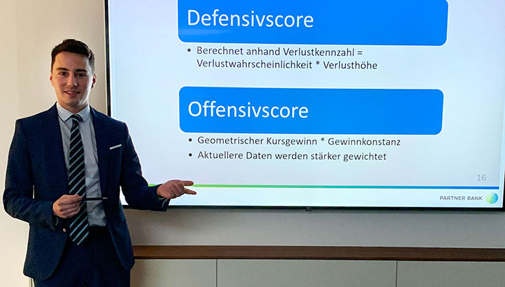 A Partnerbank új munkatársa, Florian H. elmeséli, hogyan jött dolgozni a Covid19-járvány idején.